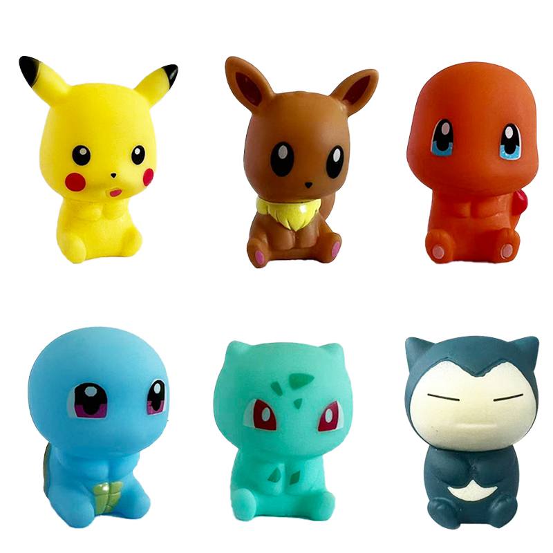 Baby Products Combo - 6 Buah Mainan Mandi Pokemon Pikachu