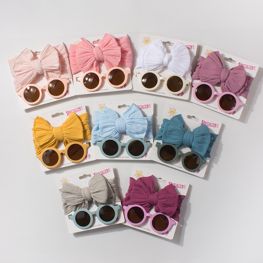 Baby Products Combo - Set Kacamata dan Headband Anak, Kacamata