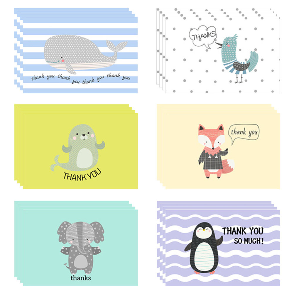 Baby Products Gift Card - 24 Set Kartu Ucapan Terima Kasih