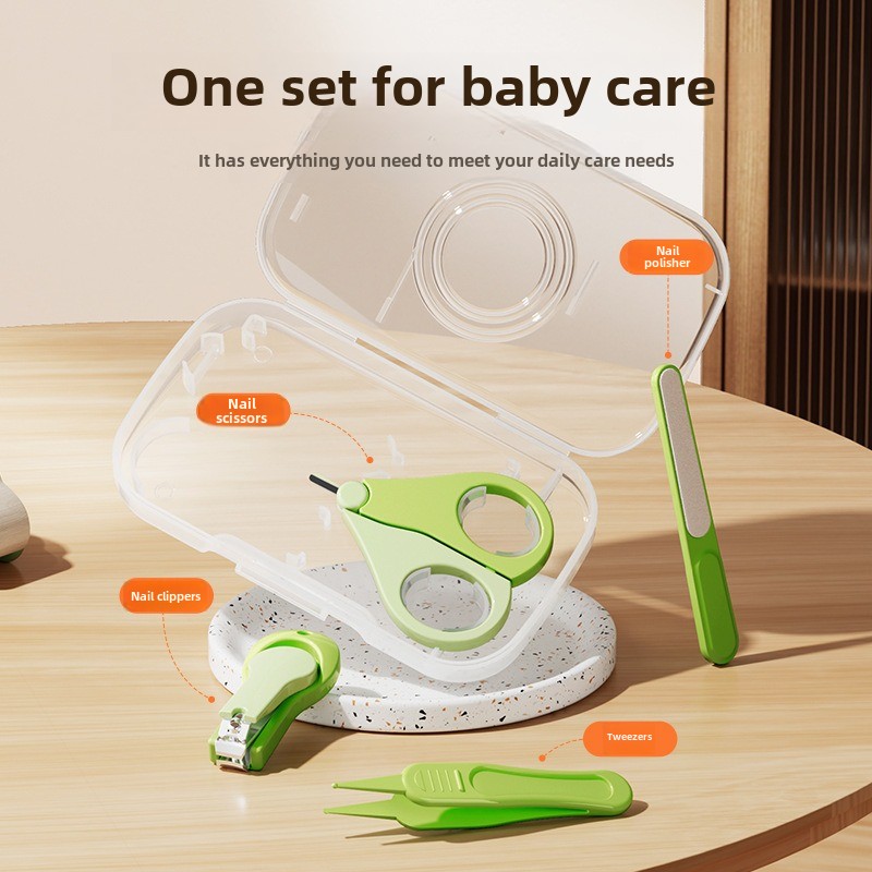 4 Buah Set Gunting Kuku Anti P - Baby Products Combo ulasan dan harga