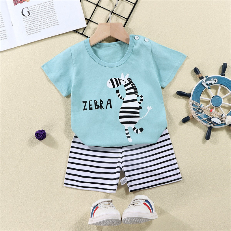 Kaus Katun + Celana Pendek Set - Baby Products For Summer ulasan dan harga