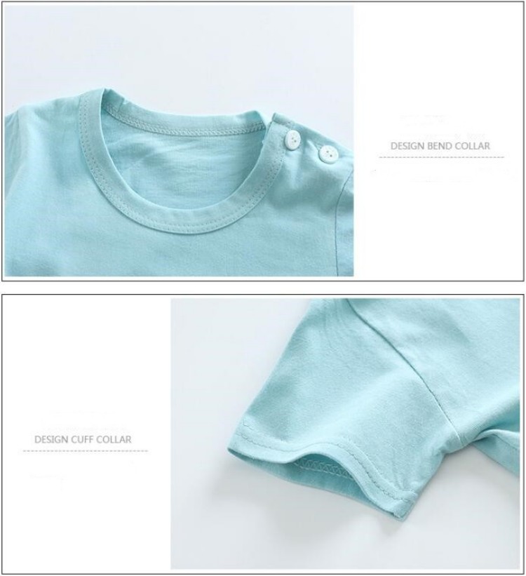 Kaus Katun + Celana Pendek Set - Baby Products For Summer ulasan dan harga